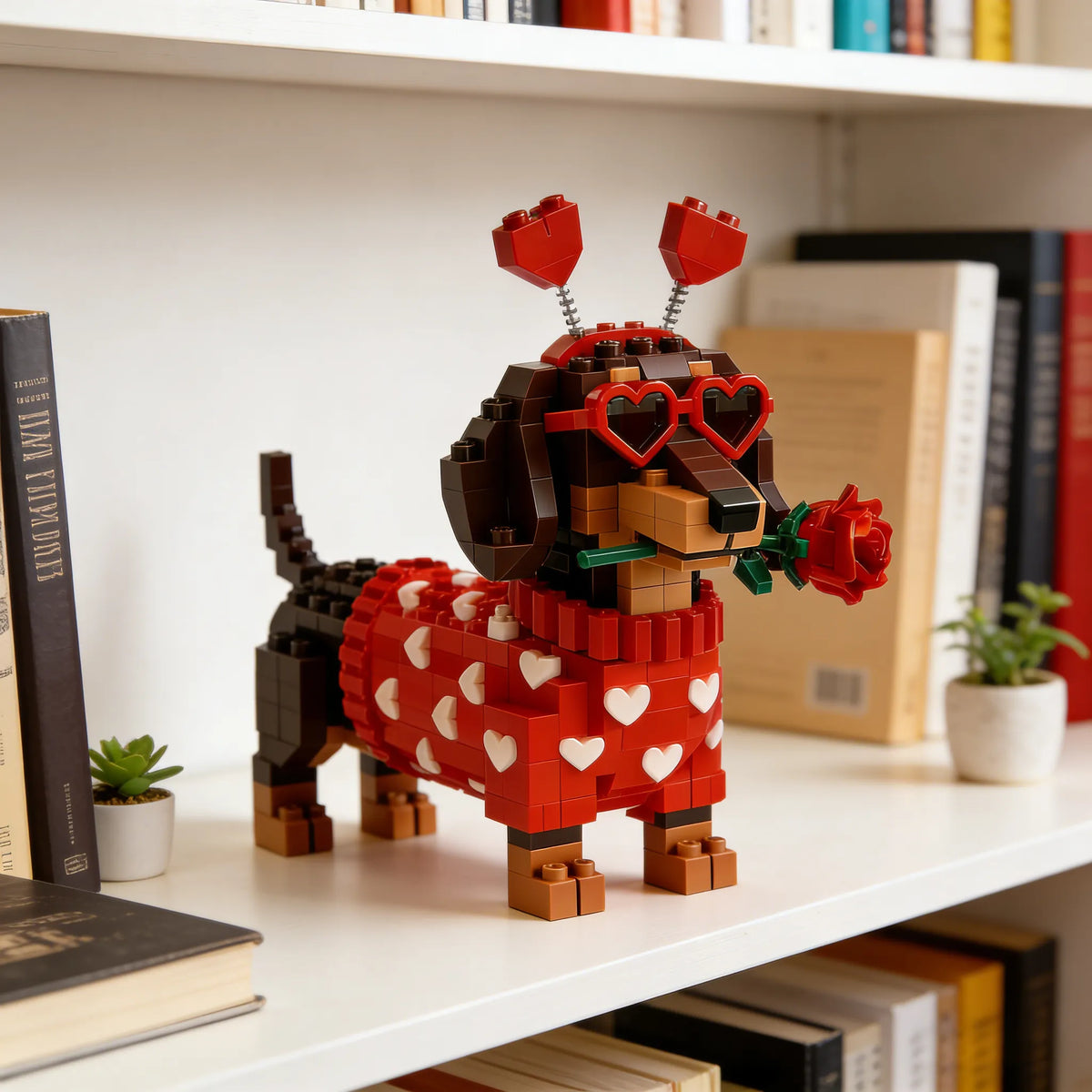 Комплект конструкторни блокчета „Love Dachshund“