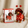 Комплект конструкторни блокчета „Love Dachshund“