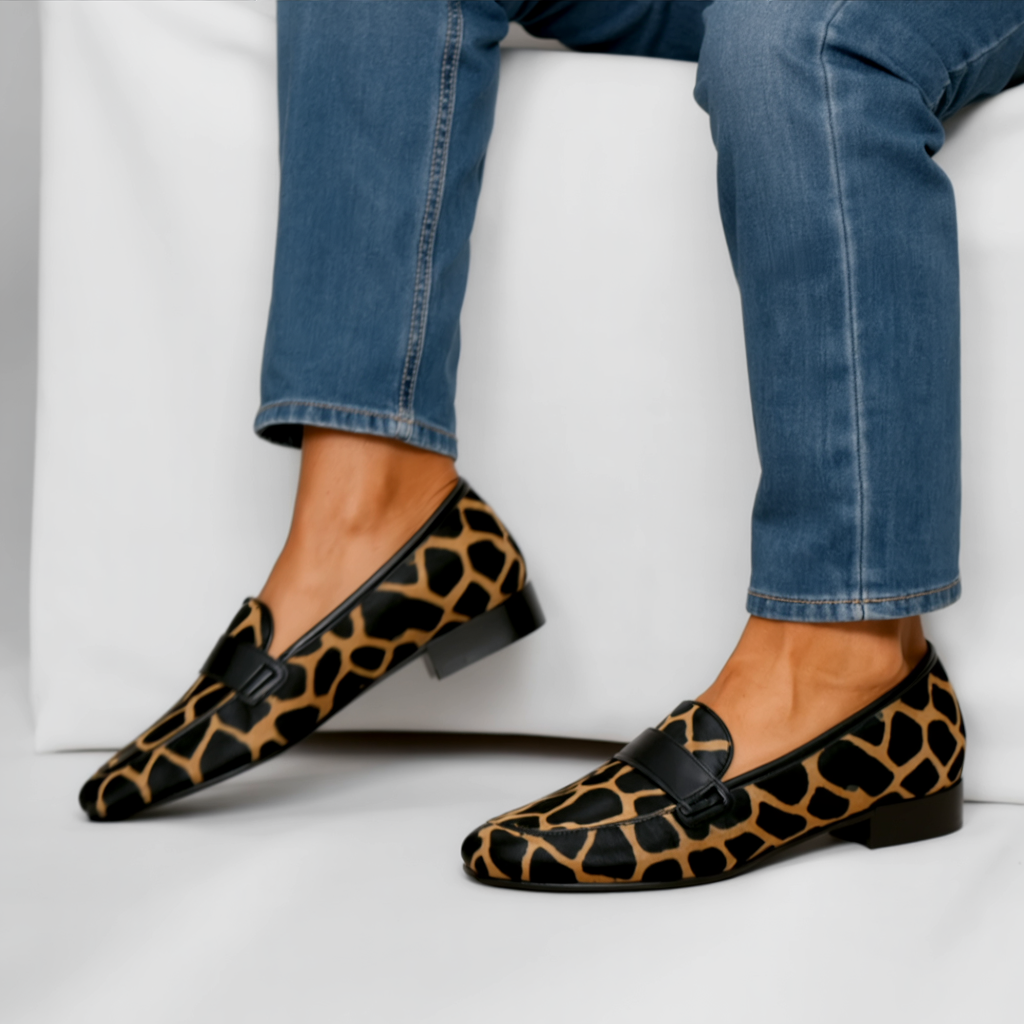 Mary Leopard мокасини – удобни дамски обувки