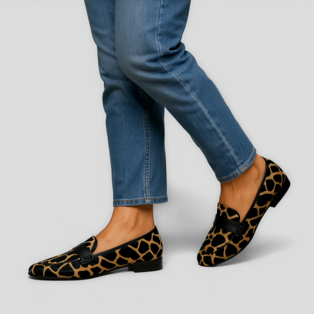 Mary Leopard мокасини – удобни дамски обувки