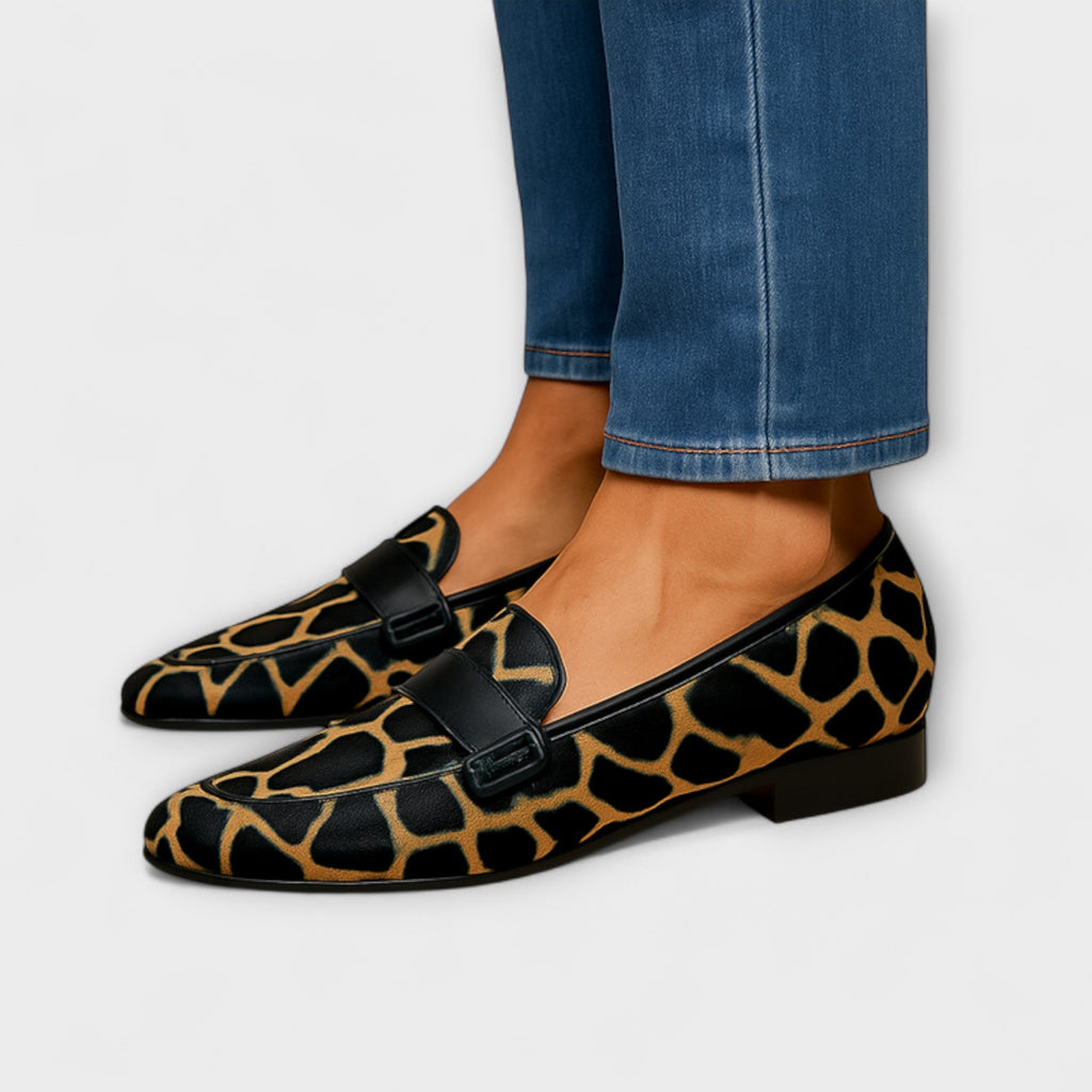 Mary Leopard мокасини – удобни дамски обувки